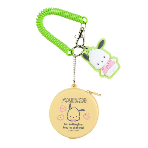 Sanrio Silicone Mini Case Charm Keychain - Pochacco 6.5x6.5x3cm Character- Japan Figure Store - #1 Bring To You The Best Japanese Goods