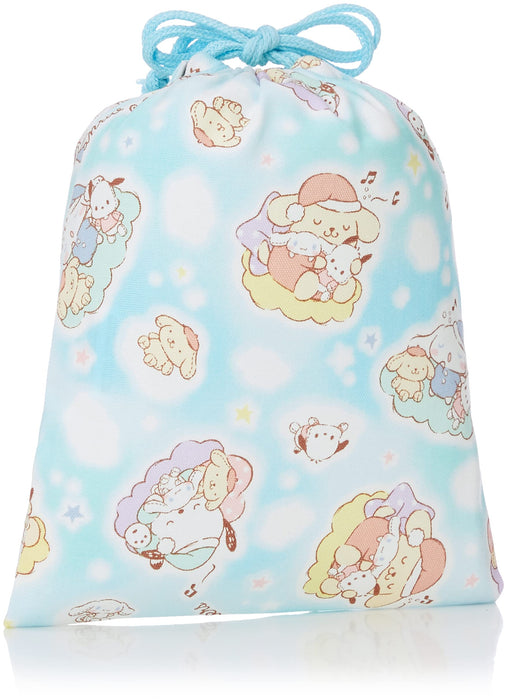Sanrio Small Drawstring Bag Cg-2766 Blue Durable and Cute Storage Solution- Japan Figure Store - #1 Bring To You The Best Japanese Goods
