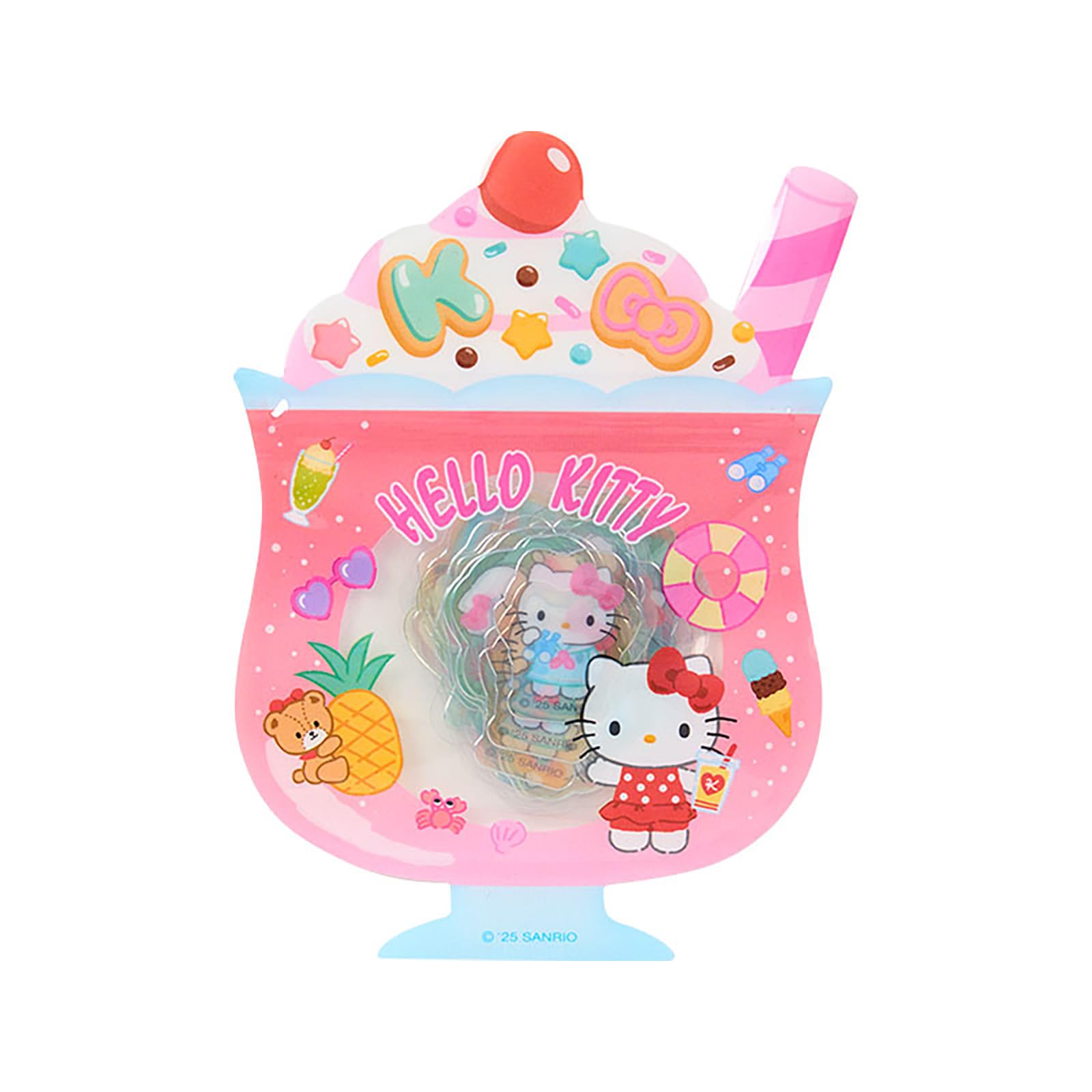 Sanrio Hello Kitty Summer Stickers PVC/CPP Case for Ages 3+- Japan Figure Store - #1 Bring To You The Best Japanese Goods