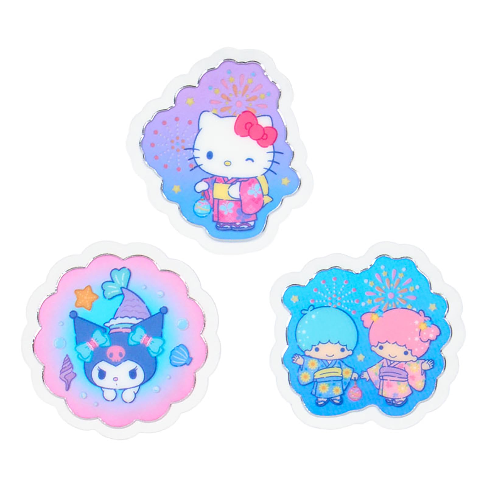 Sanrio Summer Stickers for Ages 3+ PVC/CPP Cased Sanrio Characters Collection- Japan Figure Store - #1 Bring To You The Best Japanese Goods