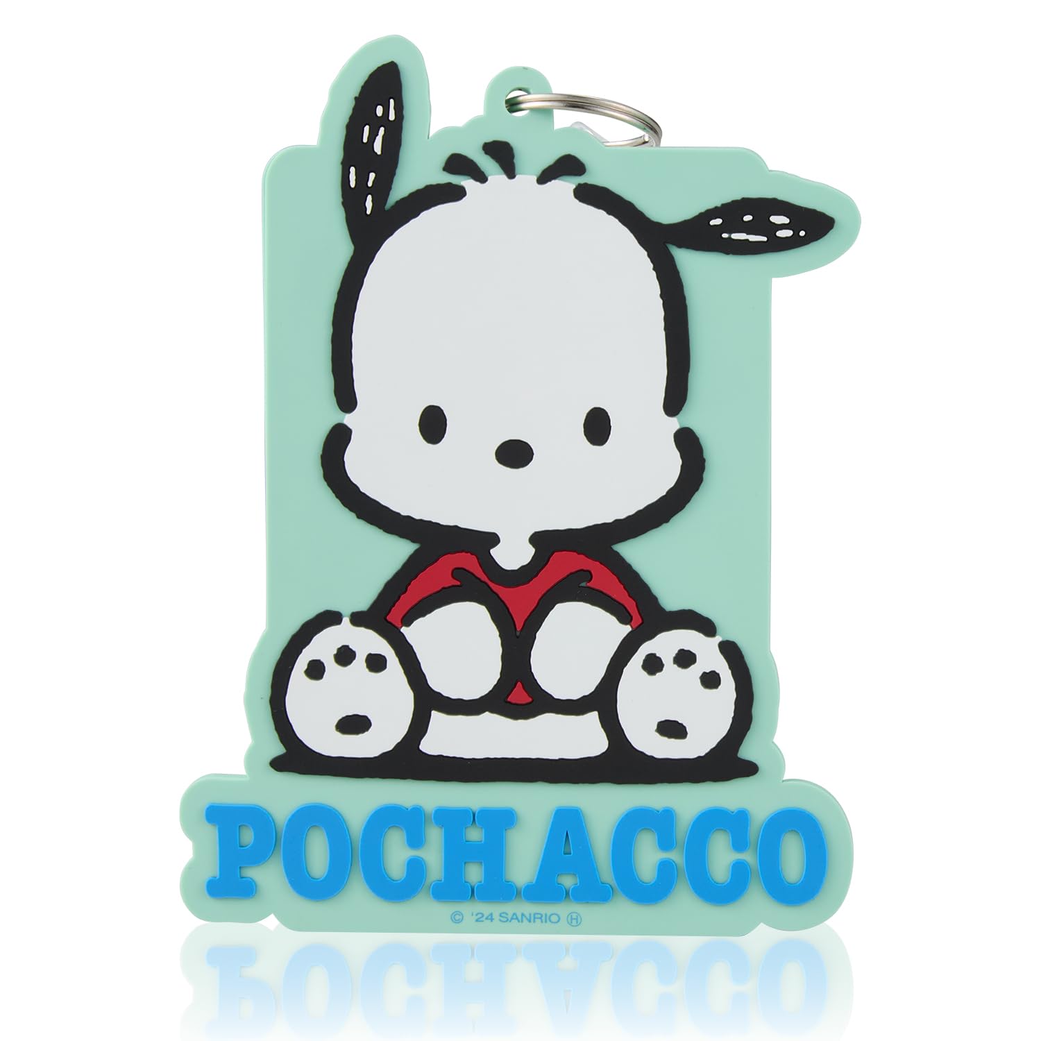Sanrio Pochacco Green Travel Card Sleeve Pass Case - Durable and Stylish- Japan Figure Store - #1 Bring To You The Best Japanese Goods