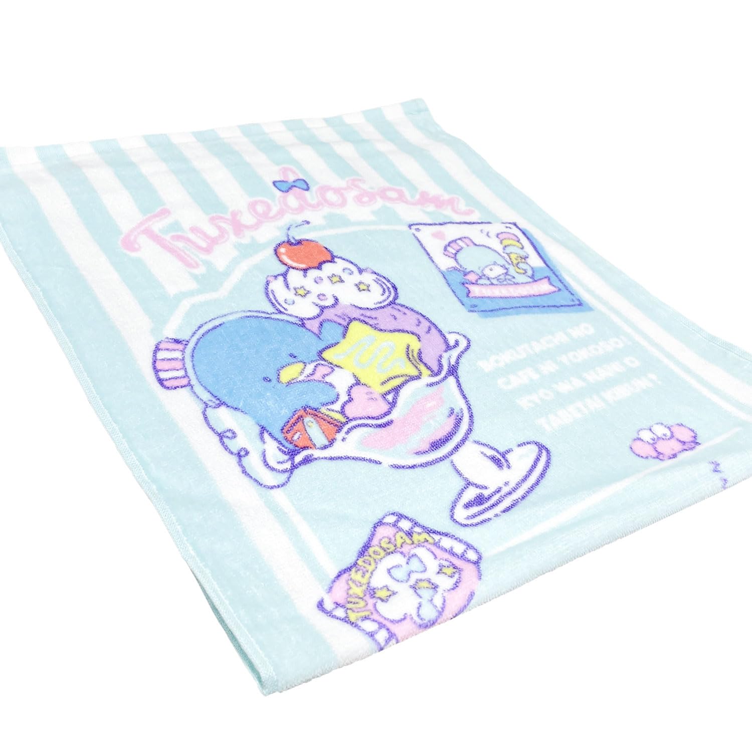 Sanrio Tuxedo Sam Face Towel 34x75cm Lightweight and Soft- Japan Figure Store - #1 Bring To You The Best Japanese Goods