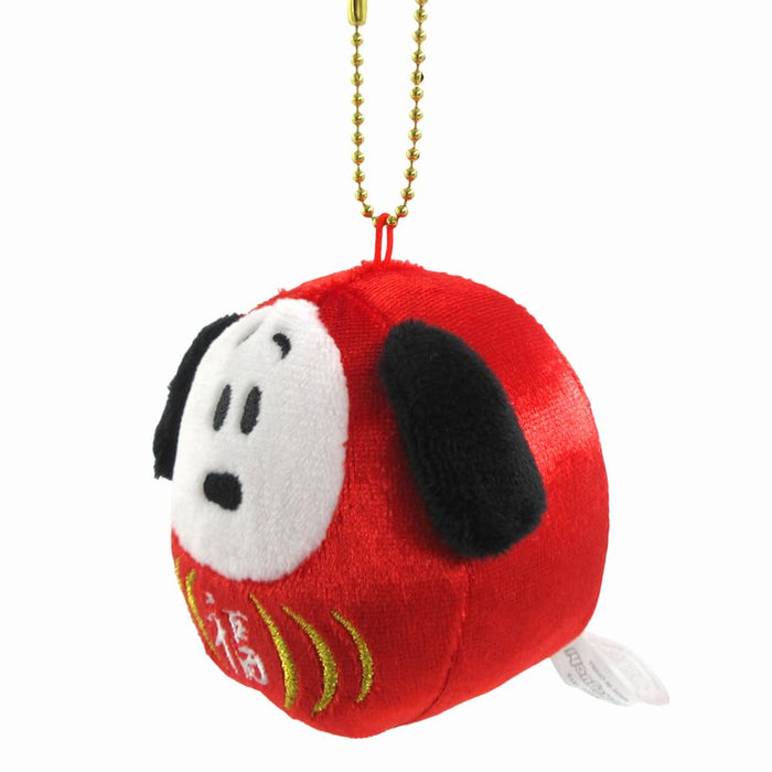 Sekiguchi Daruma Snoopy Plush Toy 8.5cm – Cute Collectible Mascot