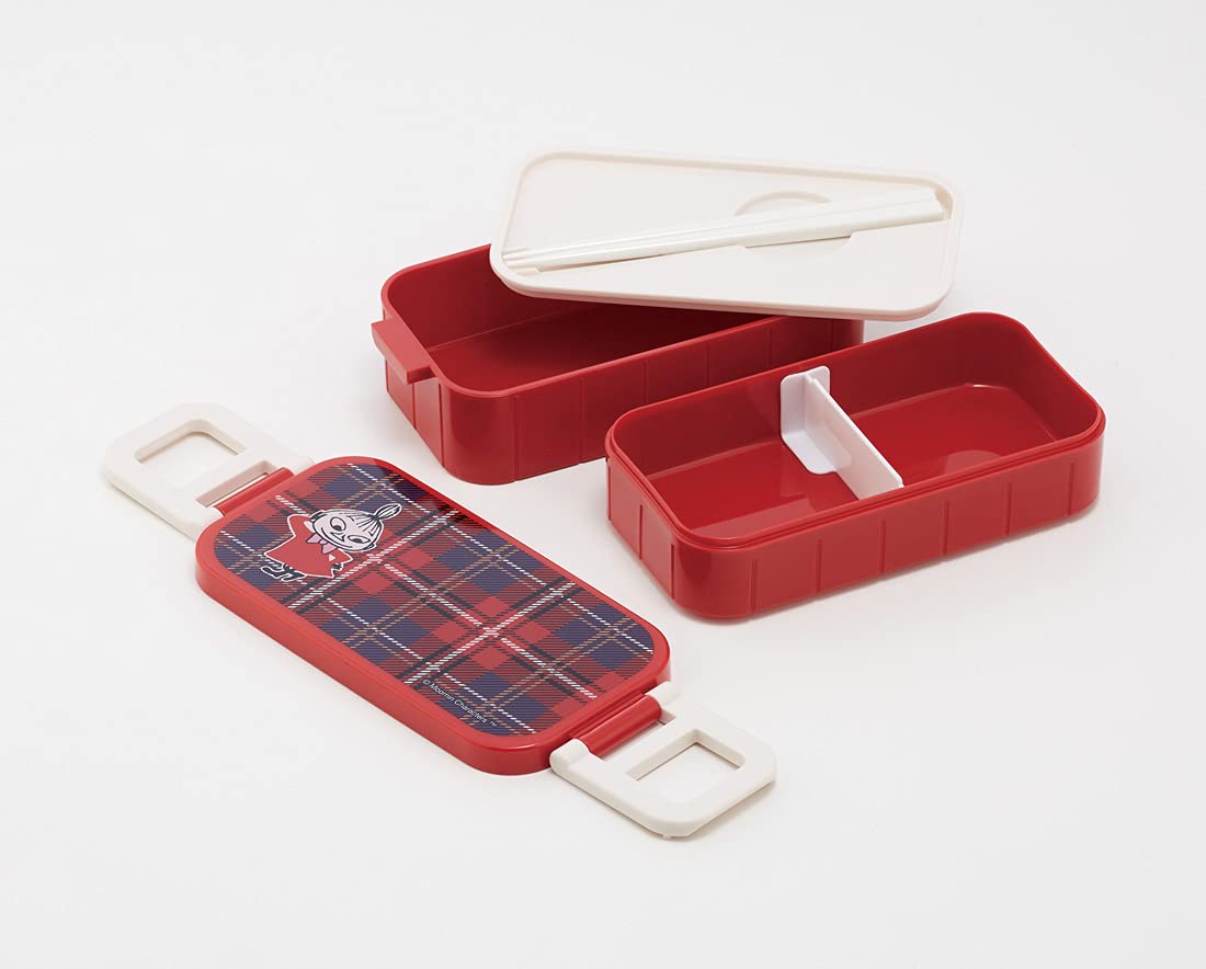 Skater Little My Check 2-Tier 600ml Bento Lunch Box Made in Japan Moomin- Japan Figure Store - #1 Bring To You The Best Japanese Goods