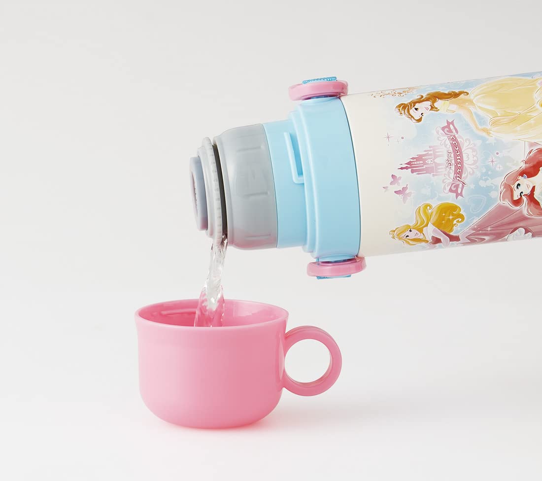 Skater Disney Princess 580ml 2-Way Stainless Steel Water Bottle for Girls- Japan Figure Store - #1 Bring To You The Best Japanese Goods