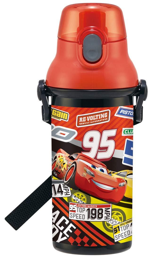 Skater Disney Cars 21 Water Bottle Kids 480ml Ag+ Antibacterial Made in Japan- Japan Figure Store - #1 Bring To You The Best Japanese Goods