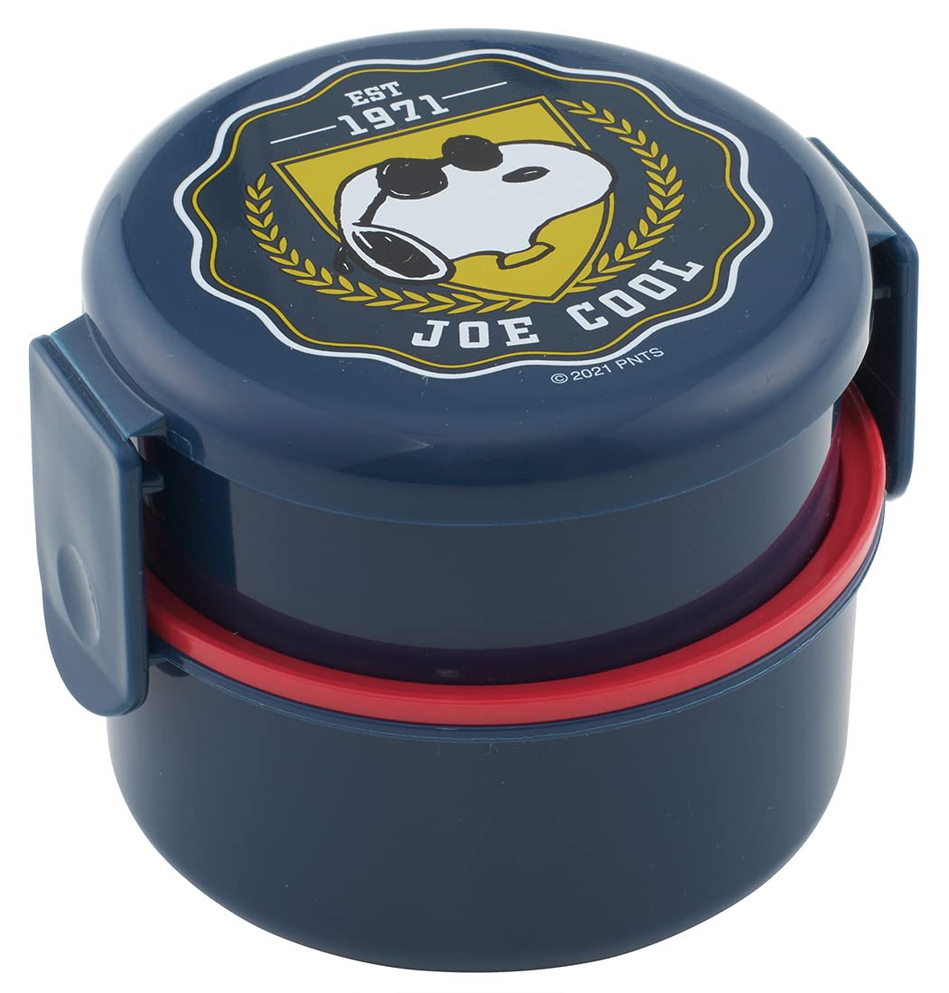 Skater 50th Anniversary Joecool Snoopy 2-Tier Antibacterial Lunch Box 500ml Made in Japan- Japan Figure Store - #1 Bring To You The Best Japanese Goods