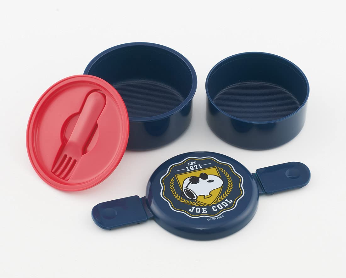 Skater 50th Anniversary Joecool Snoopy 2-Tier Antibacterial Lunch Box 500ml Made in Japan- Japan Figure Store - #1 Bring To You The Best Japanese Goods