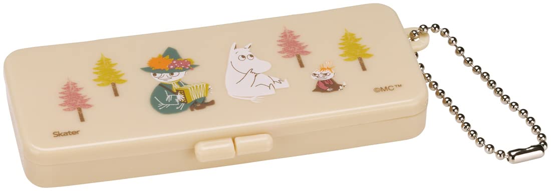 Skater Moomin Zbmlc1-A Multi-use Travel Case for Bandages Medicine and Cotton Swabs with Chain- Japan Figure Store - #1 Bring To You The Best Japanese Goods