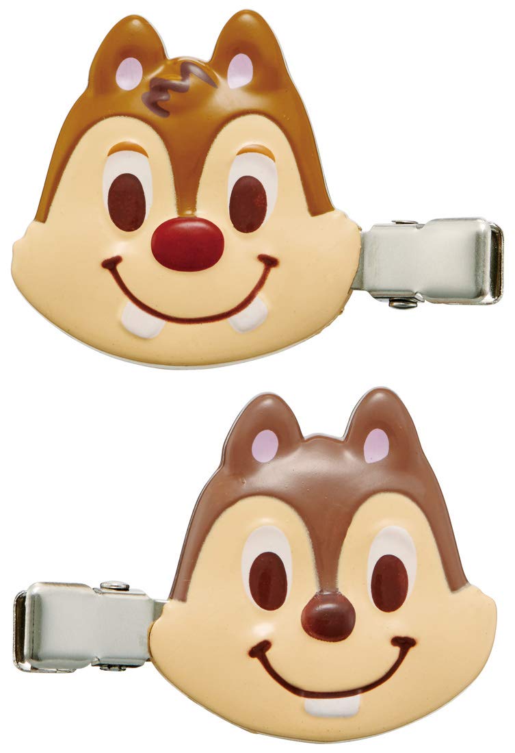 Skater Disney Chip & Dale Bangs Clip Hair Accessory Set Of 2 - CLFH1- Japan Figure Store - #1 Bring To You The Best Japanese Goods