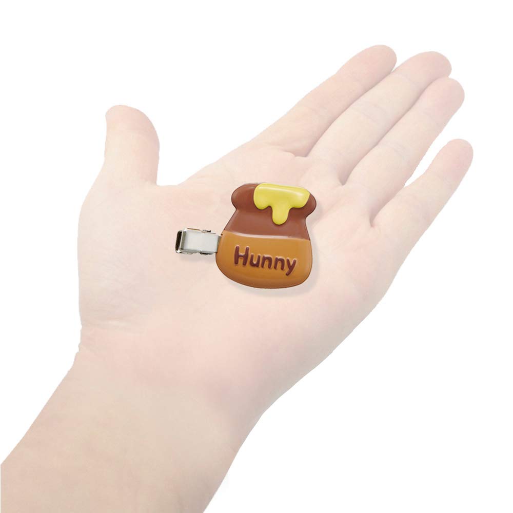 Skater Winnie the Pooh Hair Clips - Disney Themed Bangs Accessories Set of 2- Japan Figure Store - #1 Bring To You The Best Japanese Goods