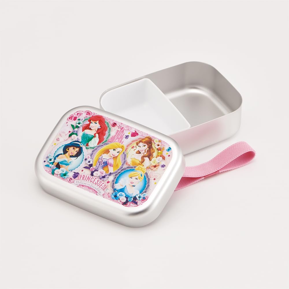 Skater Disney Princess 24 Aluminum Bento Box 370ml Made in Japan Thermal Storage Compatible- Japan Figure Store - #1 Bring To You The Best Japanese Goods