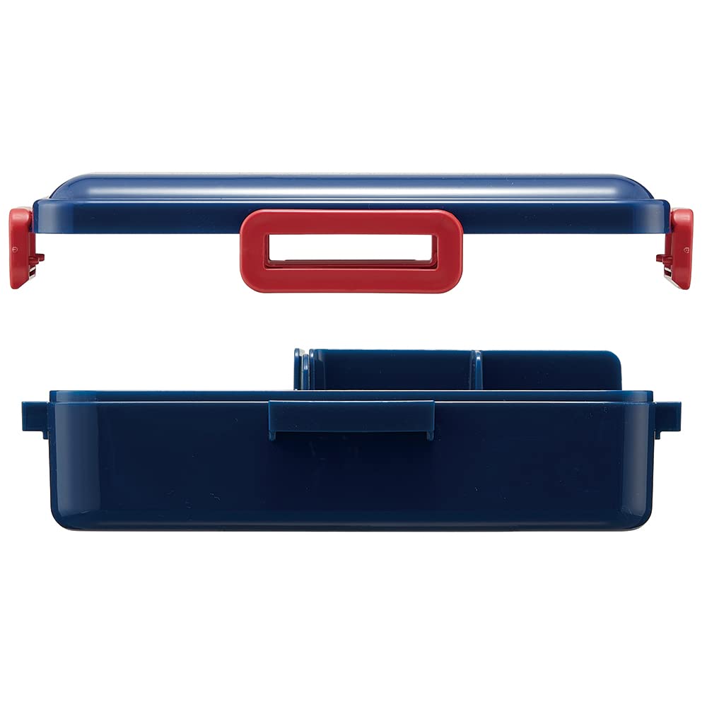 Skater Bento Box Shokado Snoopy Navy 830mL Antibacterial Large Capacity L- Japan Figure Store - #1 Bring To You The Best Japanese Goods