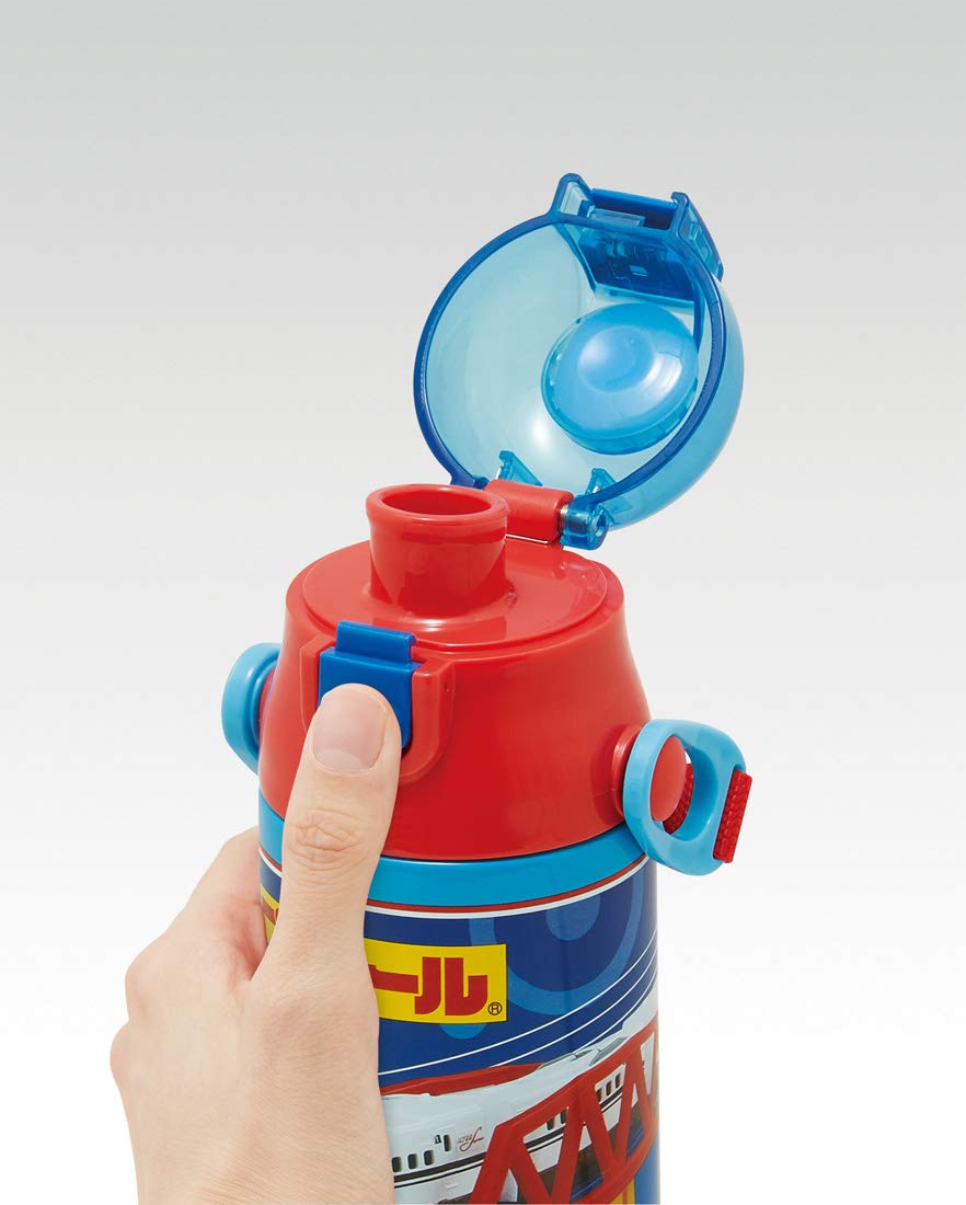 Skater Kids 2-Way Stainless Steel 570ml Water Bottle with Cup Plarail 21 Series- Japan Figure Store - #1 Bring To You The Best Japanese Goods