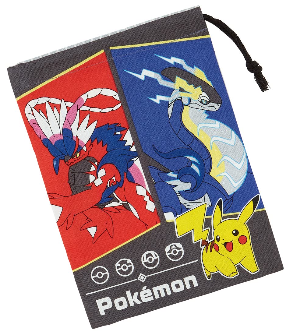 Skater Pokemon Kids Cup Bag 21x15 cm Made in Japan Model 23N Kb62-A- Japan Figure Store - #1 Bring To You The Best Japanese Goods