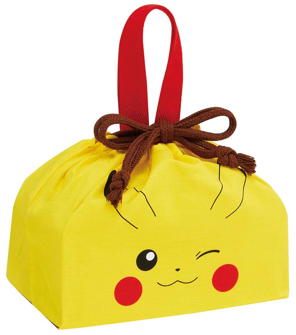 Skater Pikachu Pokemon Lunch Box and Drawstring Bag Set for Kids Made in Japan- Japan Figure Store - #1 Bring To You The Best Japanese Goods