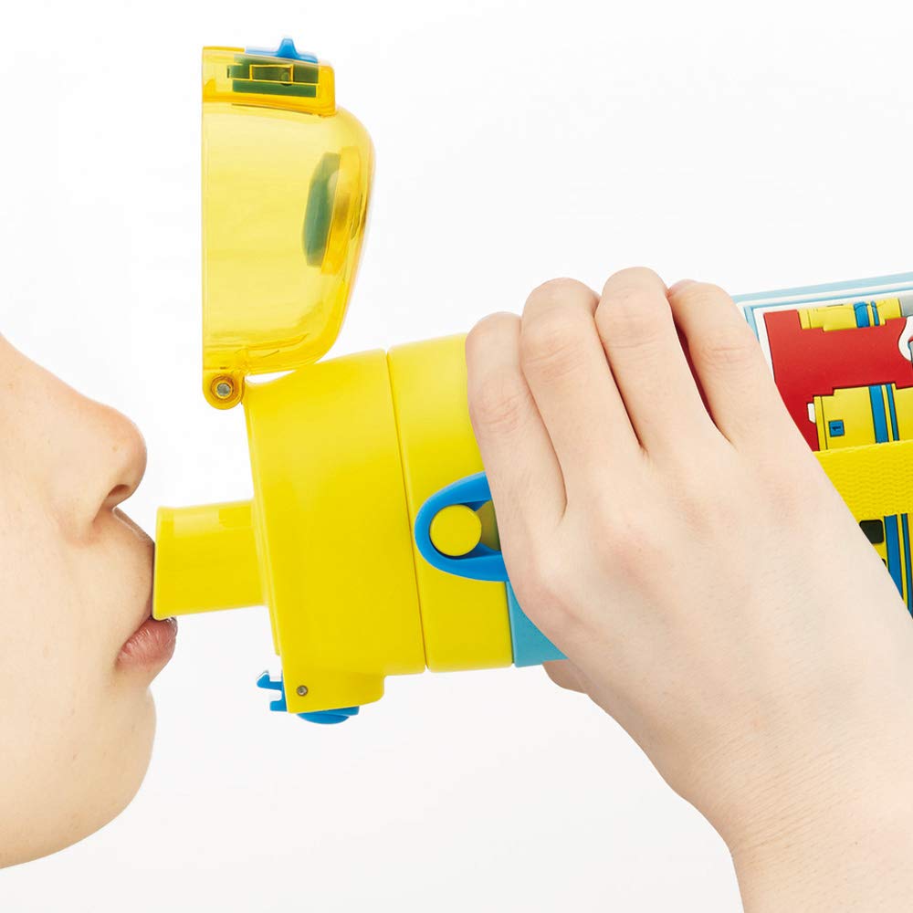 Skater Kids 480ml Stainless Steel 3D Direct Drinking Water Bottle - Boys Plarail Sdpv5-A- Japan Figure Store - #1 Bring To You The Best Japanese Goods