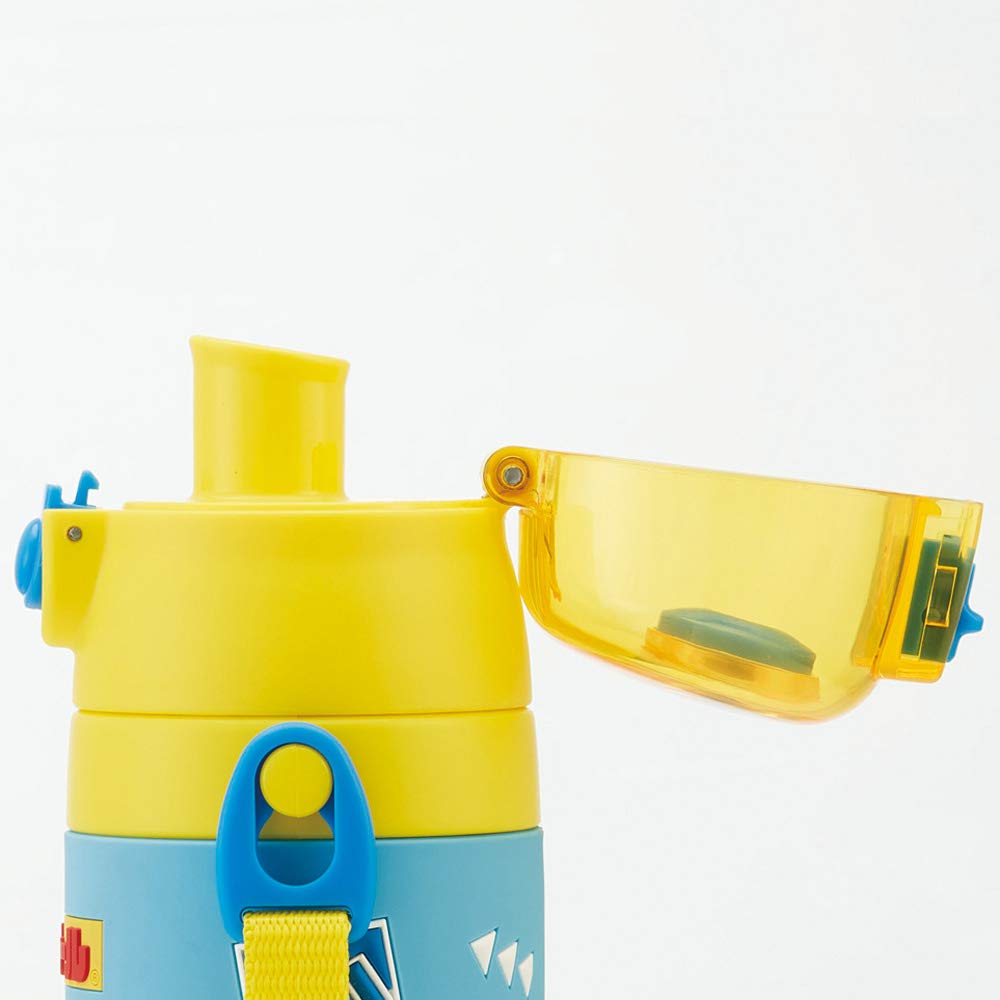 Skater Kids 480ml Stainless Steel 3D Direct Drinking Water Bottle - Boys Plarail Sdpv5-A- Japan Figure Store - #1 Bring To You The Best Japanese Goods