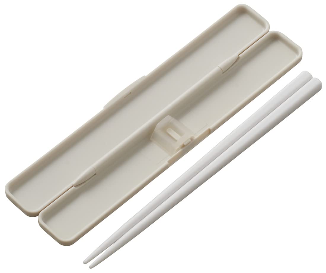 Skater 18cm Antibacterial Chopsticks and Case Set Dull Gray Made in Japan- Japan Figure Store - #1 Bring To You The Best Japanese Goods