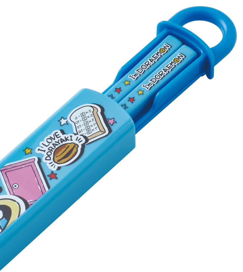Skater Kids Chopstick and Case Set 16.5cm Antibacterial with Doraemon Stickers Made in Japan- Japan Figure Store - #1 Bring To You The Best Japanese Goods