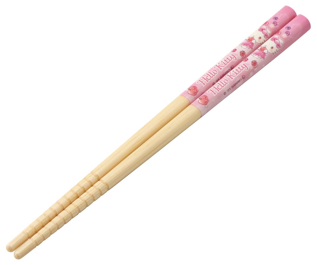 Skater Bamboo Chopsticks 16.5cm Kitty Sweets Design Sanrio Made in Japan- Japan Figure Store - #1 Bring To You The Best Japanese Goods