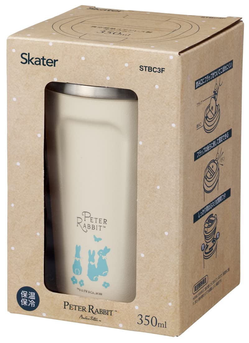 Skater Peter Rabbit Stainless Steel Coffee Tumbler 350ml Insulated Mug- Japan Figure Store - #1 Bring To You The Best Japanese Goods