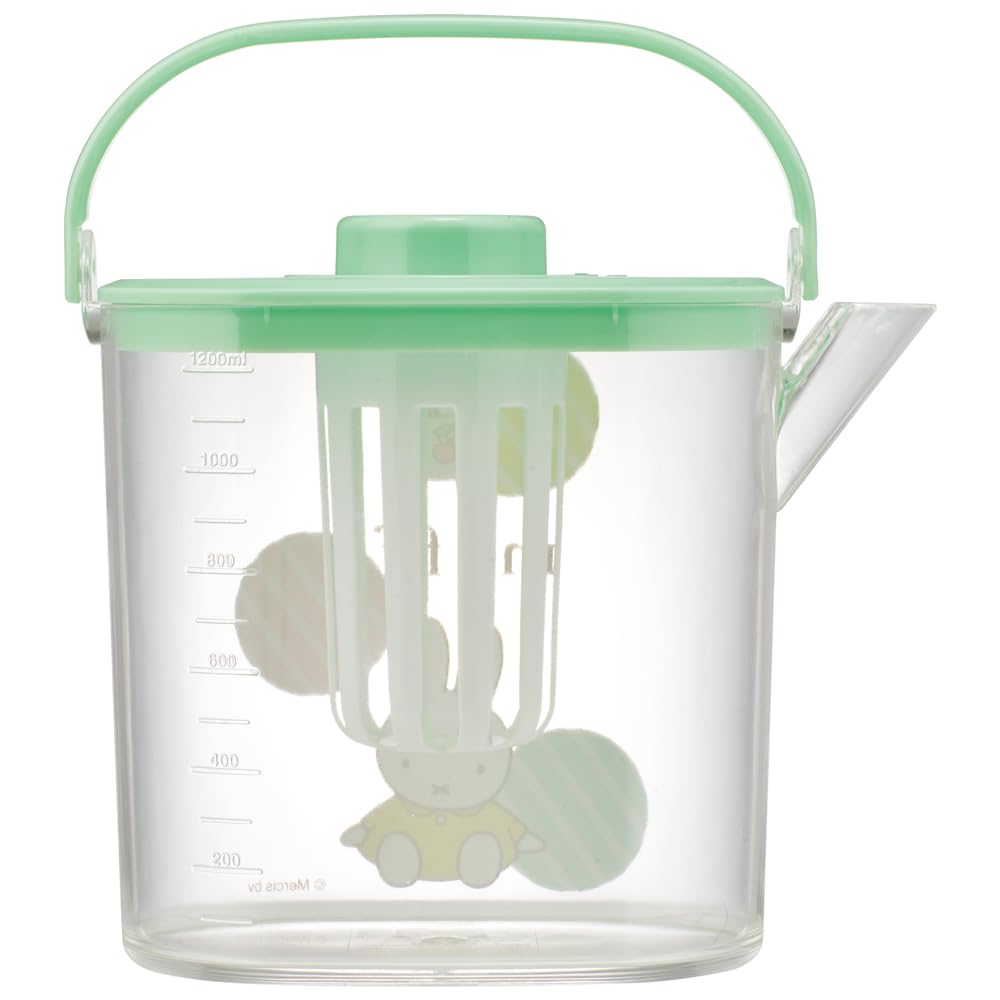 Skater 1.2L Heat-Resistant Cold Tea Pot with Strainer Miffy Pastel Water Jug Cm10-A- Japan Figure Store - #1 Bring To You The Best Japanese Goods