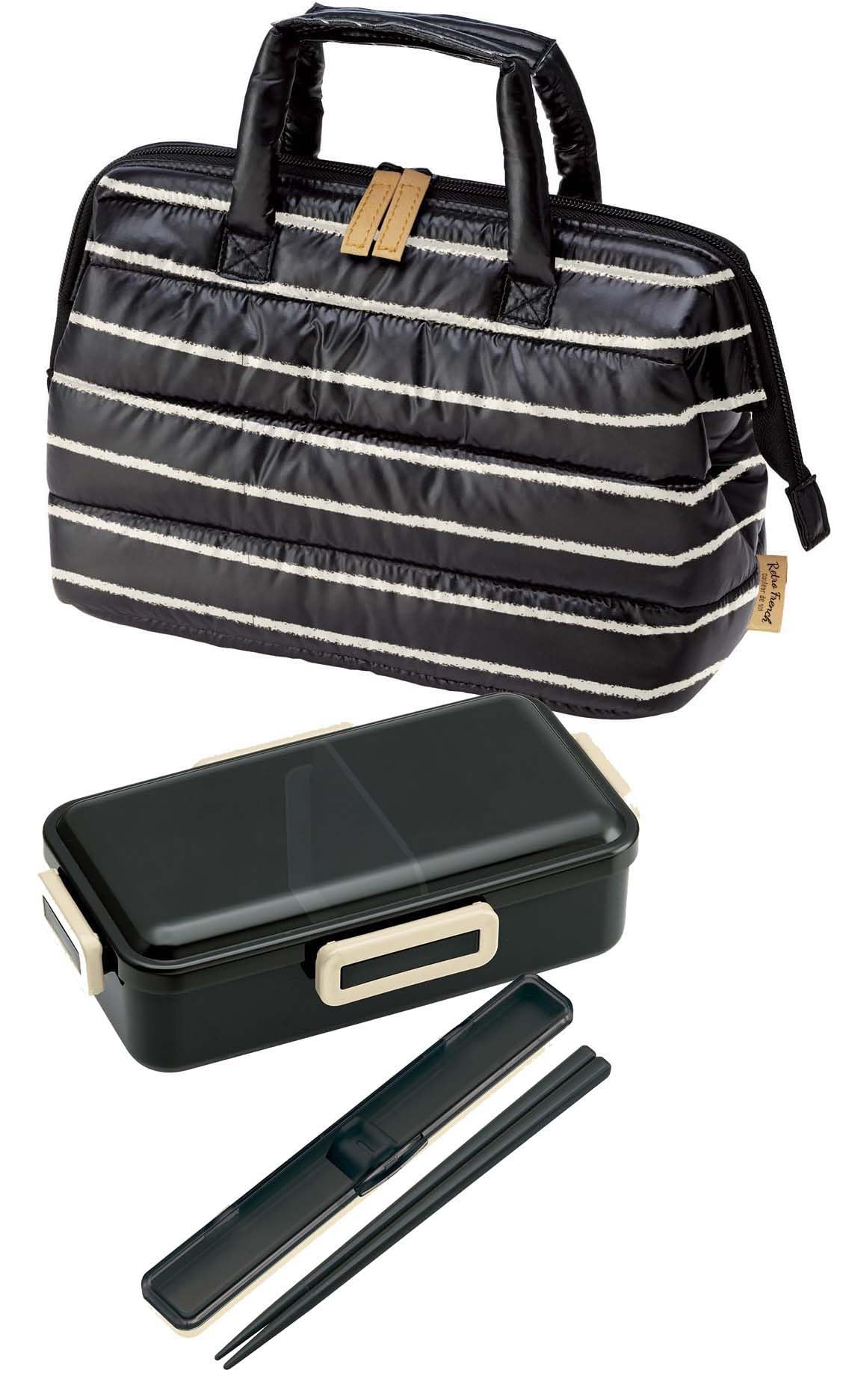 Skater Retro French Black Cooling Lunch Bag - L Size Kga2Sf Edition- Japan Figure Store - #1 Bring To You The Best Japanese Goods