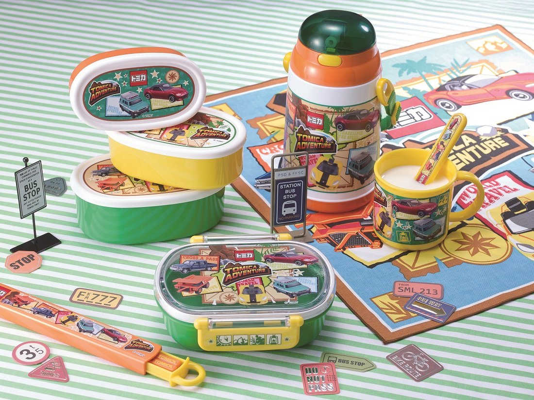 Skater Tomica Police Car 310ml Die-Cut Lunch Box LBD2- Japan Figure Store - #1 Bring To You The Best Japanese Goods