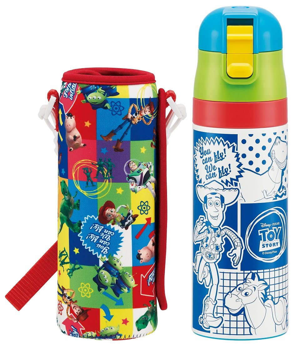 Skater Disney Toy Story 17 Stainless Steel Water Bottle 470ml with Cover- Japan Figure Store - #1 Bring To You The Best Japanese Goods