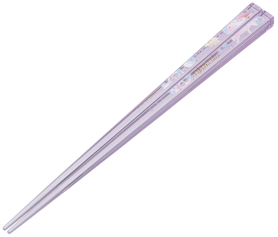 Skater 21cm Acrylic Chopsticks - Dishwasher Safe Twin Star Happiness Girl Design- Japan Figure Store - #1 Bring To You The Best Japanese Goods