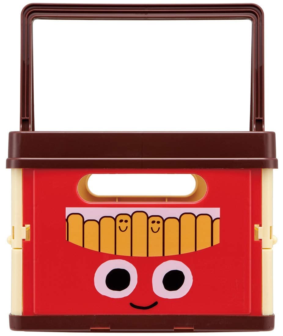 Skater Stackable Toy Storage Box with Handle Burger Conks 38X25X19.5cm Bwot13-A- Japan Figure Store - #1 Bring To You The Best Japanese Goods