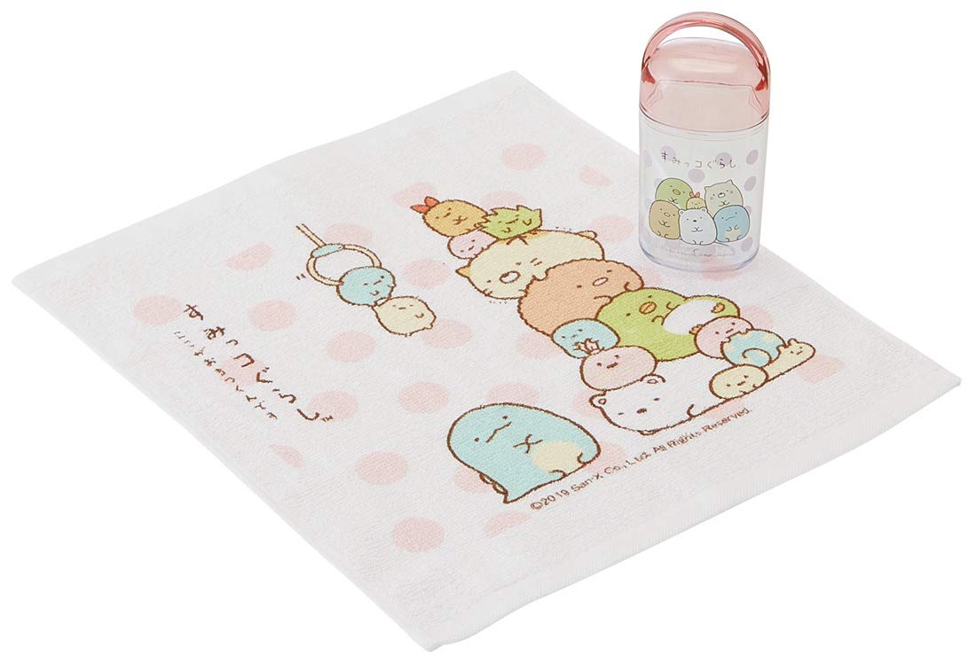 Skater Sumikko Gurashi Hand Towel Set (32 X 30.5 cm) with Case - OA5- Japan Figure Store - #1 Bring To You The Best Japanese Goods