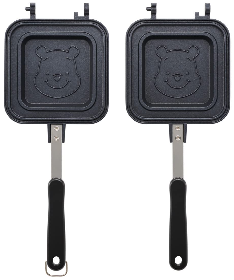 Skater Easy-to-Clean Aluminum Disney Winnie The Pooh Hot Sandwich Maker - Direct Flame- Japan Figure Store - #1 Bring To You The Best Japanese Goods
