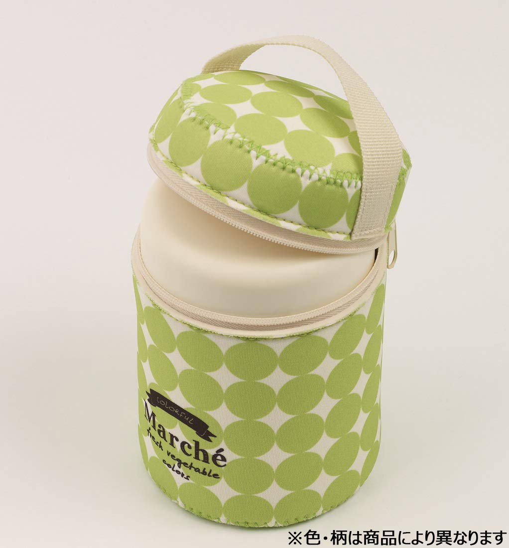 Skater Insulated Medium Lunch Soup Jar Marche Pumpkin 9cm x 13cm Height - SJP1-A- Japan Figure Store - #1 Bring To You The Best Japanese Goods