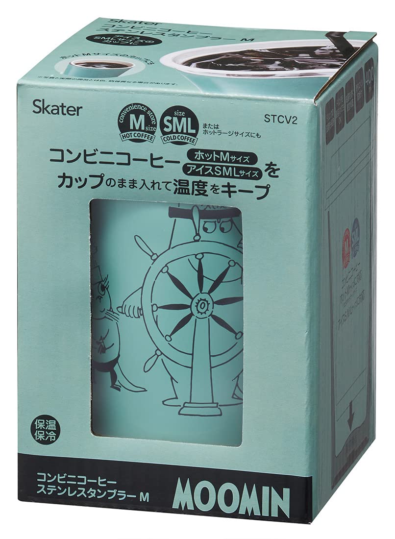 Skater 400ml Moomin Stainless Steel Tumbler - Insulated Coffee Mug for Convenience Store- Japan Figure Store - #1 Bring To You The Best Japanese Goods