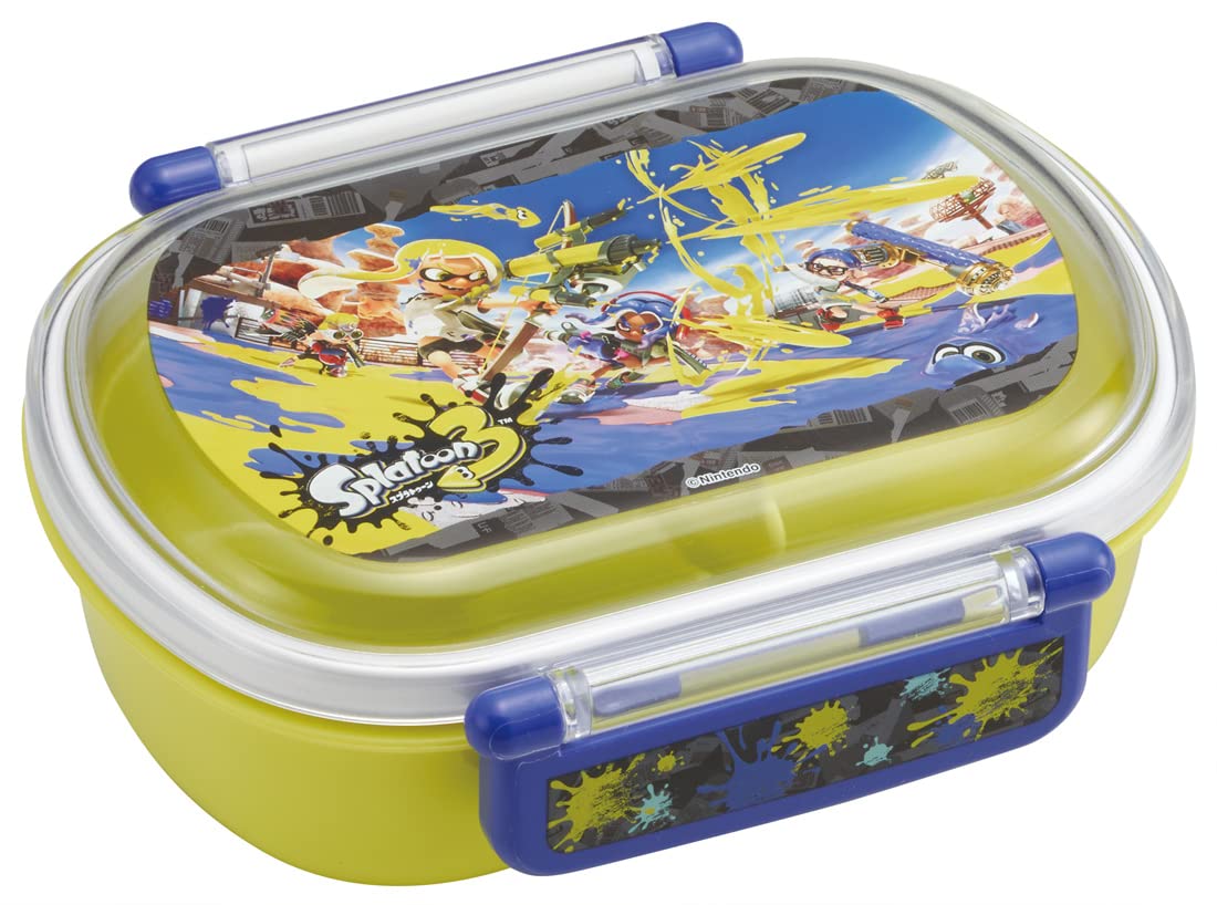 Skater Kids Lunch Box 360Ml Antibacterial Splatoon 3 Design Made in Japan- Japan Figure Store - #1 Bring To You The Best Japanese Goods
