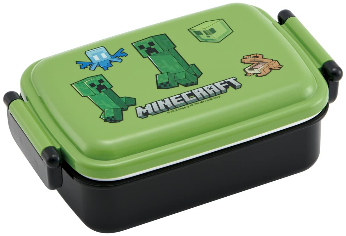 Skater Kids Lunch Box 450Ml Minecraft Design Antibacterial Made in Japan- Japan Figure Store - #1 Bring To You The Best Japanese Goods