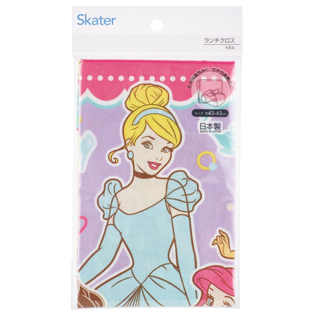 Skater Disney Princess Lunch Cloth 43x43cm Made in Japan - KB4-A- Japan Figure Store - #1 Bring To You The Best Japanese Goods