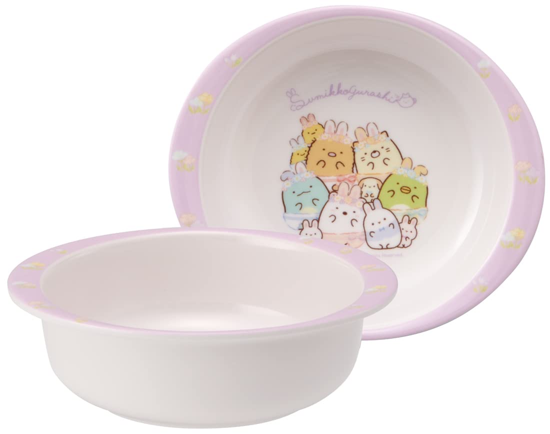 Skater Sumikko Gurashi Rabbit Garden Melamine Bowl 260Ml M340-A- Japan Figure Store - #1 Bring To You The Best Japanese Goods