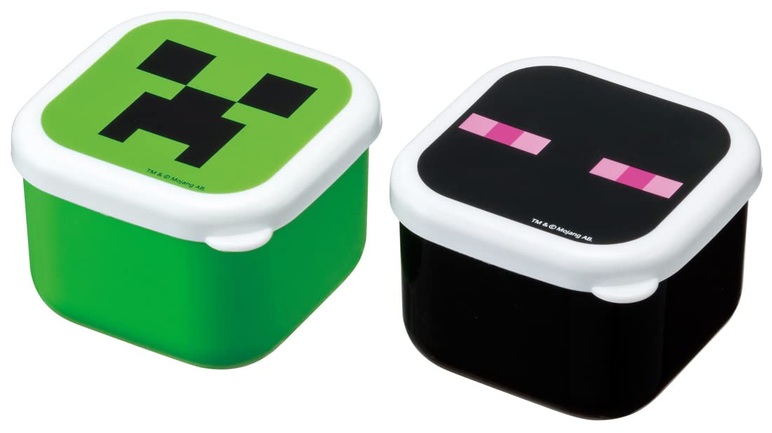 Skater 130ml Mini Sealable Storage Containers Set of 2 Minecraft Edition- Japan Figure Store - #1 Bring To You The Best Japanese Goods