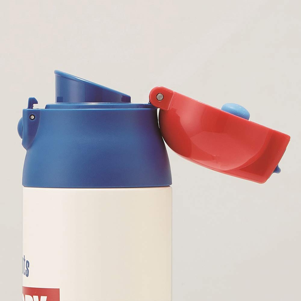 Skater Snoopy Retro 490mL Stainless Steel Insulated Water Bottle Peanuts Label- Japan Figure Store - #1 Bring To You The Best Japanese Goods