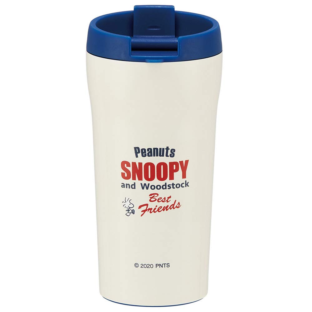 Skater 360Ml Snoopy Retro Label Water Bottle Mug Convenience Store Coffee Compatible- Japan Figure Store - #1 Bring To You The Best Japanese Goods
