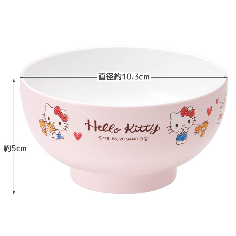Skater 250ml Hello Kitty Painted Soup Bowl - Microwave and Dishwasher Safe- Japan Figure Store - #1 Bring To You The Best Japanese Goods