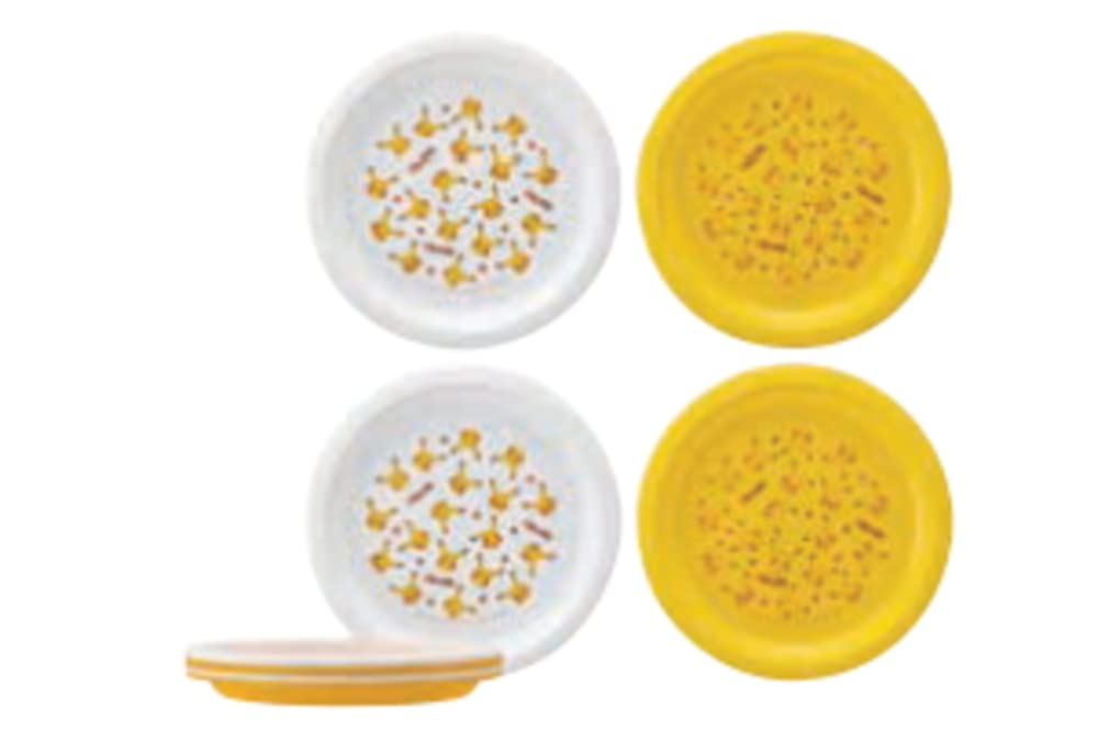 Skater Plates 21Cm Set of 4 Pikachu Pokemon Plastic Made in Japan- Japan Figure Store - #1 Bring To You The Best Japanese Goods