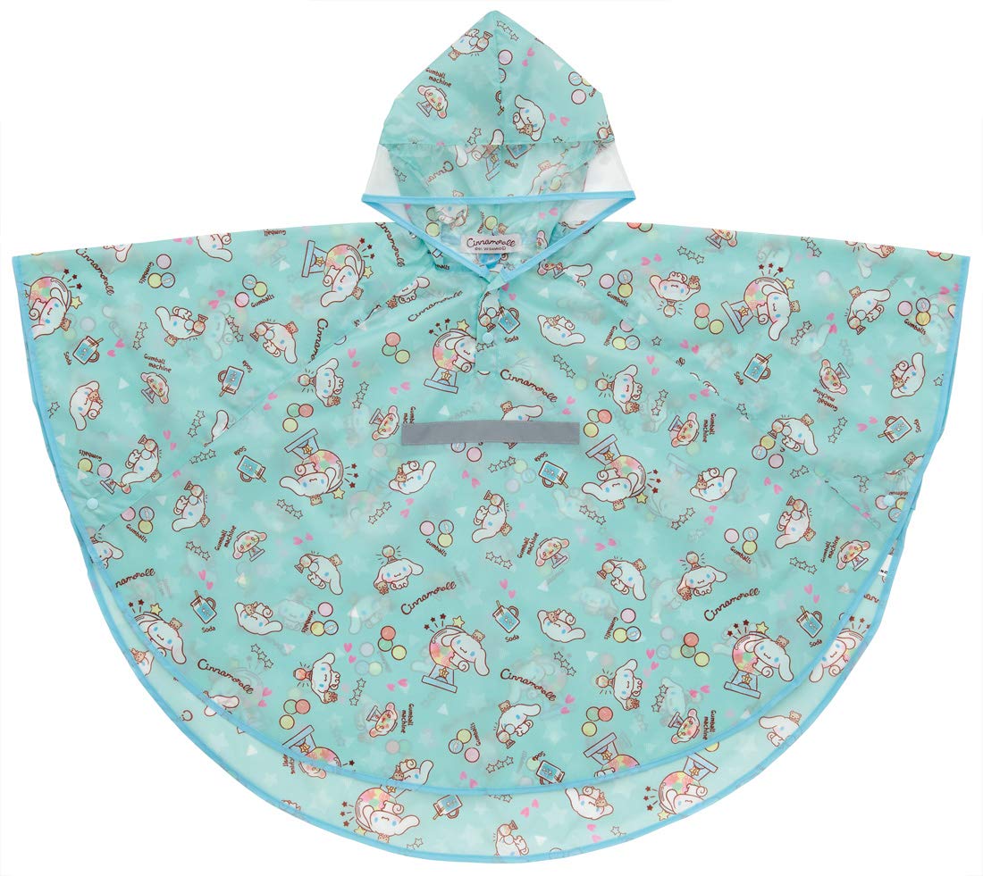Skater Girls Cinnamoroll Sanrio Rain Poncho Children's Raincoat Suitable for 110-125cm Height- Japan Figure Store - #1 Bring To You The Best Japanese Goods
