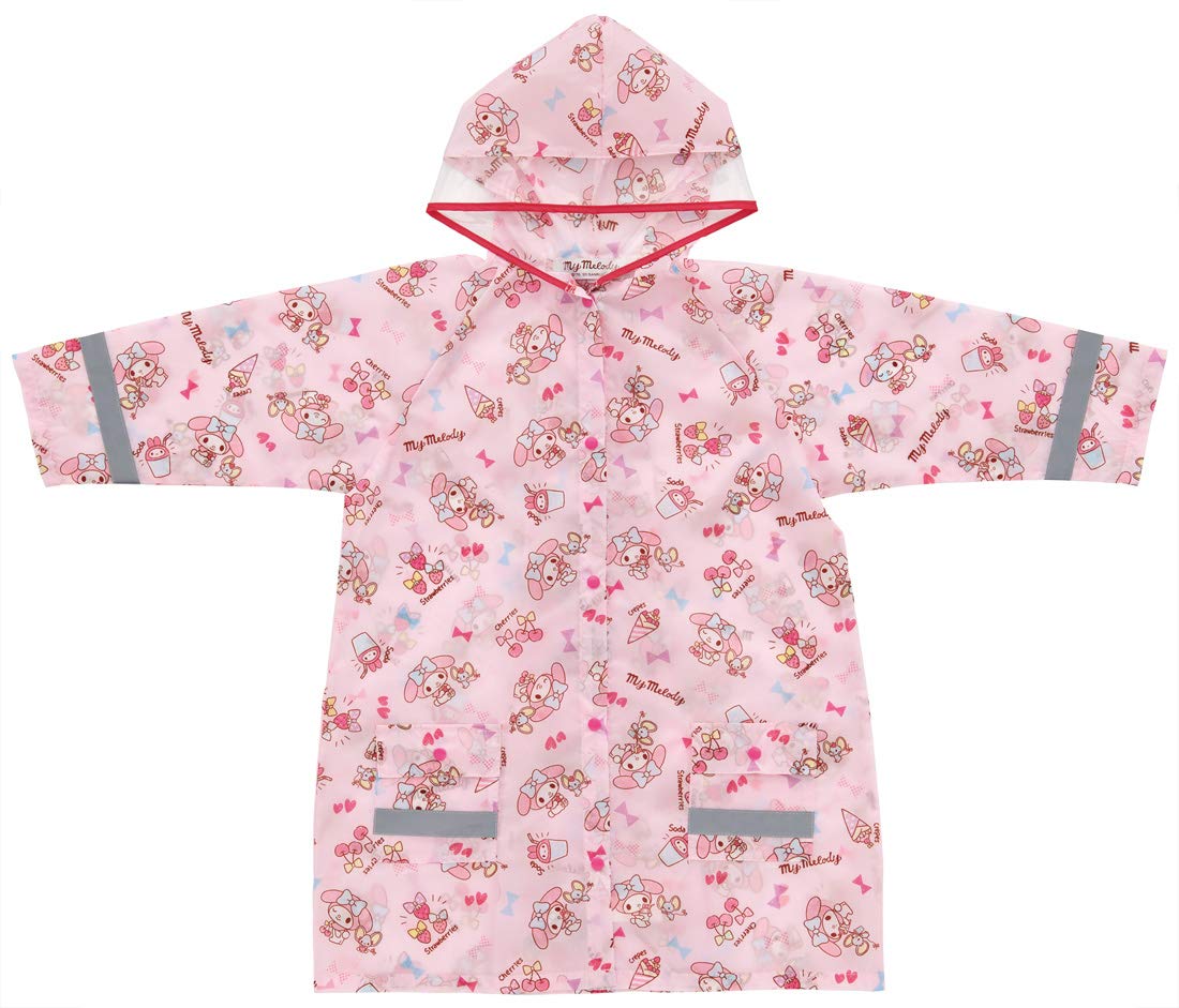 Skater Kids Raincoat My Melody Sanrio Girls 110-125Cm Raco1N