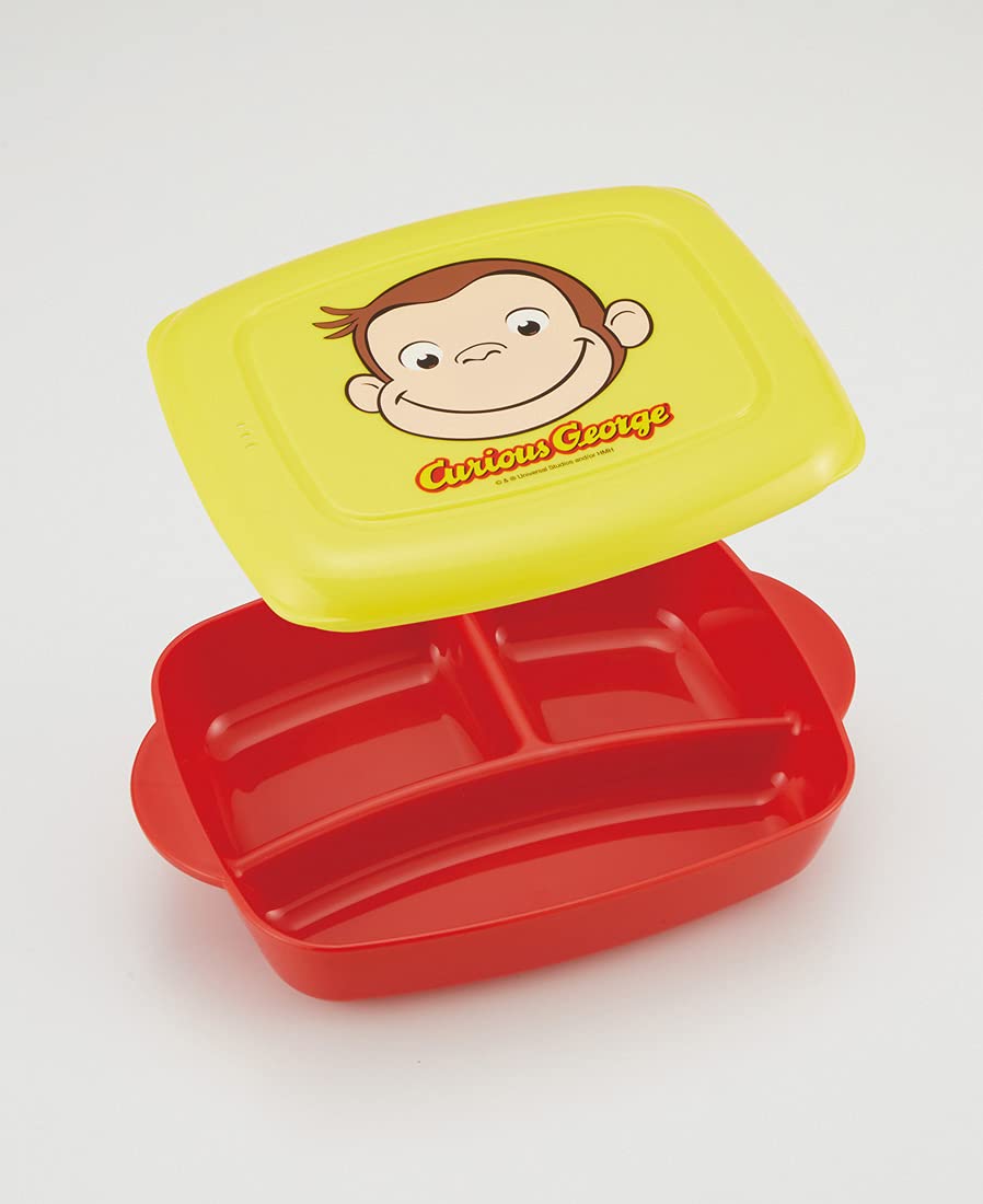 Skater Curious George Lunch Bento Box 640ml Home Prepared Meal Plate- Japan Figure Store - #1 Bring To You The Best Japanese Goods