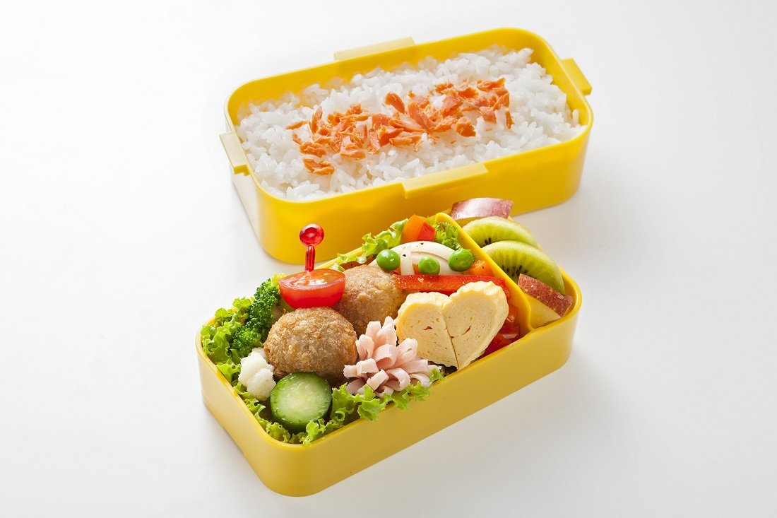 Skater 600Ml 2-Tier Retro French Orange Lunch Box with Dome Lid - Made in Japan- Japan Figure Store - #1 Bring To You The Best Japanese Goods