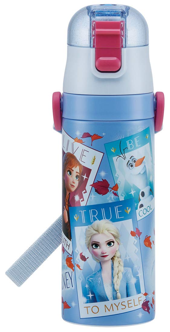 Skater Disney Frozen 2 Stainless Steel Kids Sports Water Bottle 470Ml- Japan Figure Store - #1 Bring To You The Best Japanese Goods